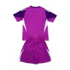 Ensemble Maillot Gardien Real Madrid Purple Version 2025-26 Enfant